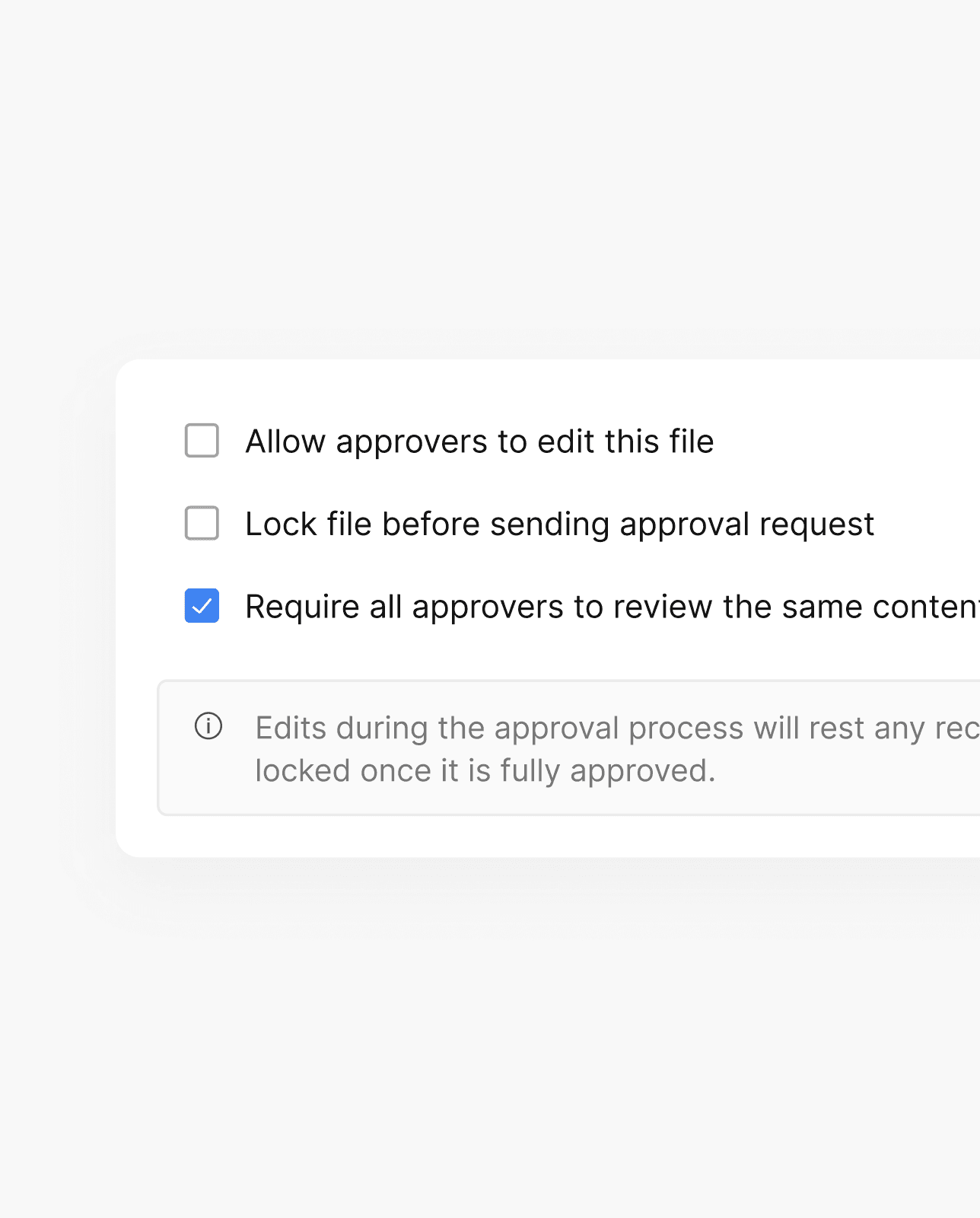 Approval Workflows