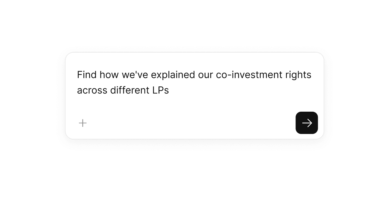 Search interface for institutional fundraising knowledge