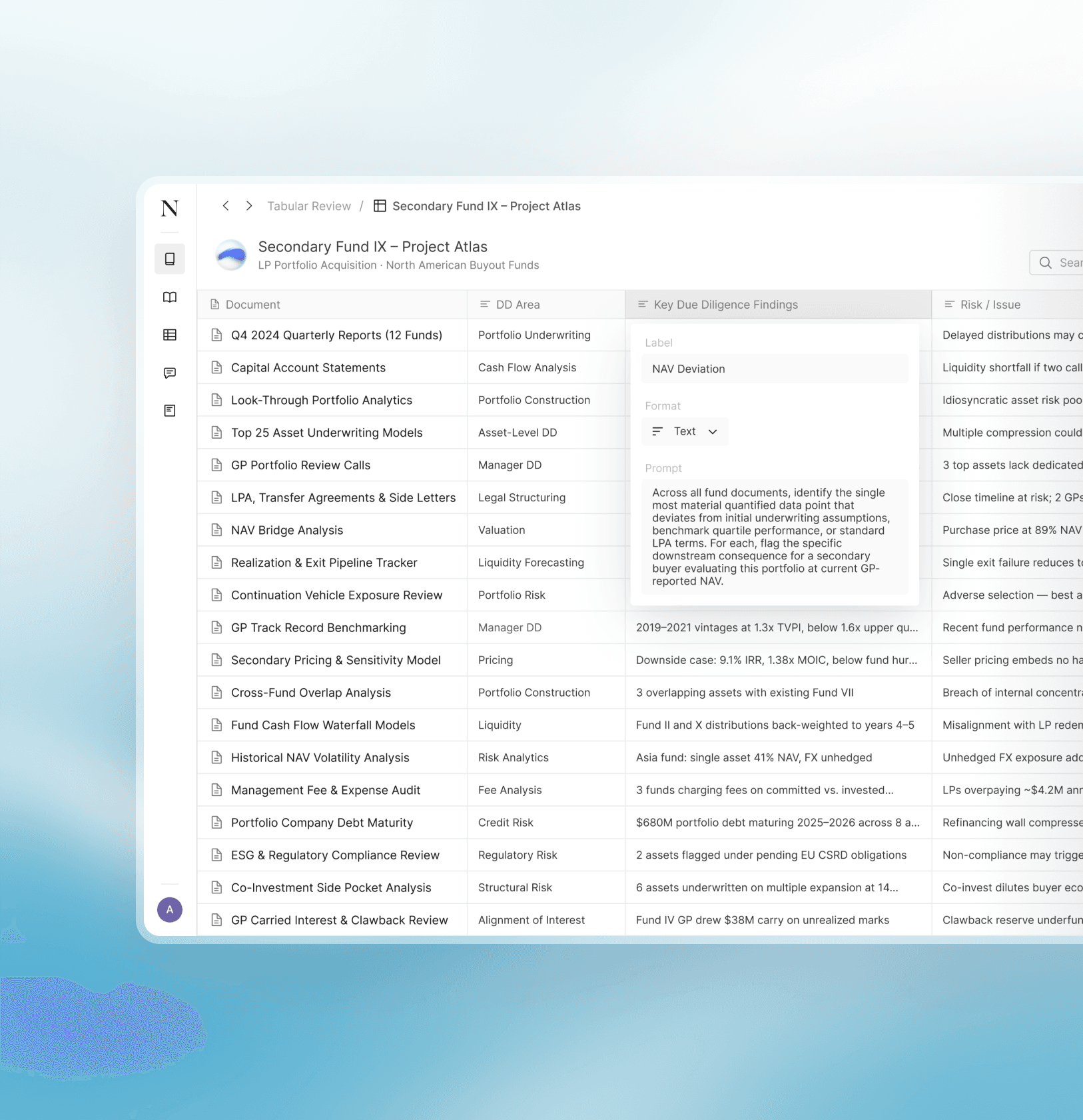 Analyze thousands of documents in minutes