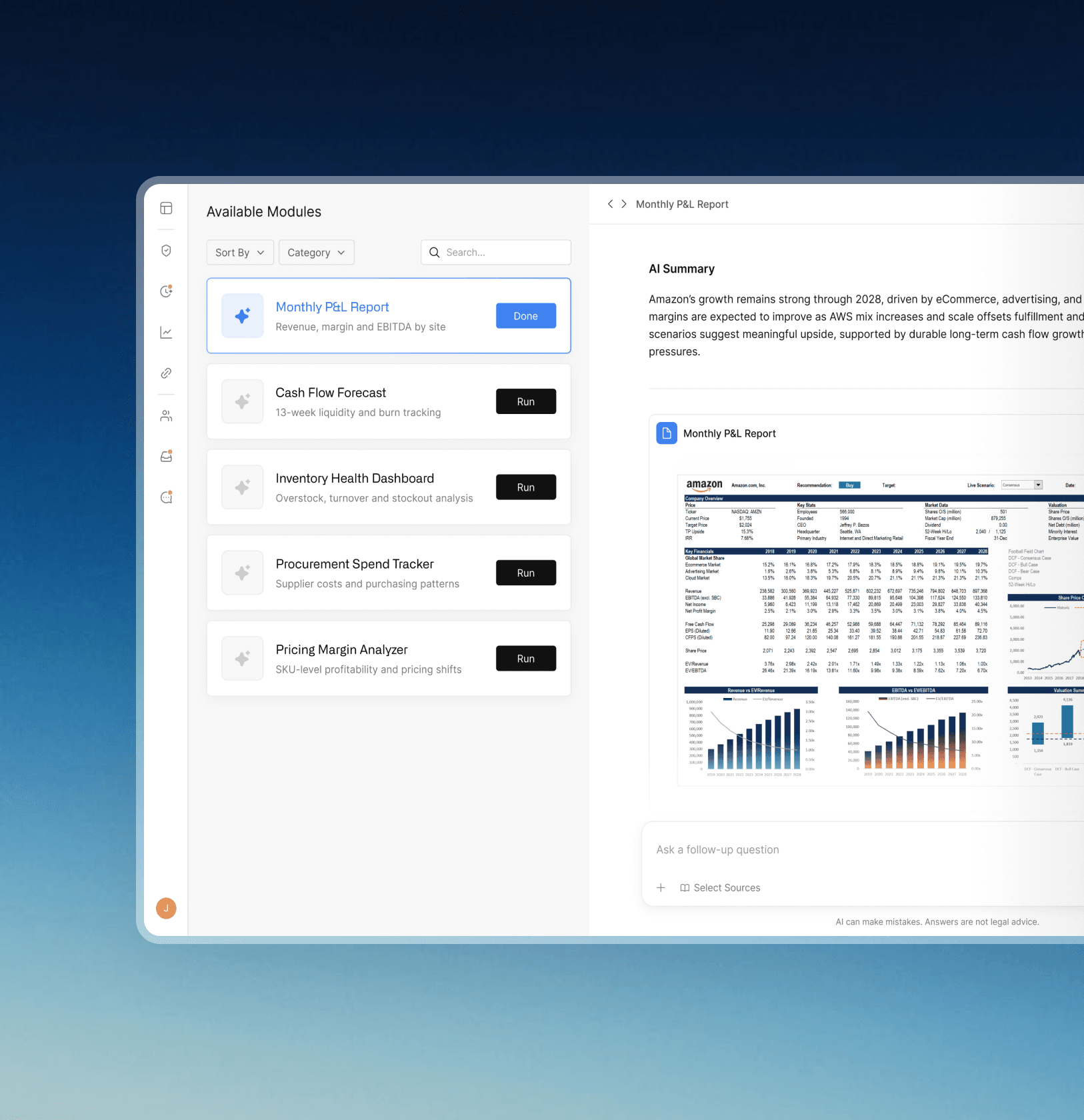 Turn high-value analyses into repeatable workflows